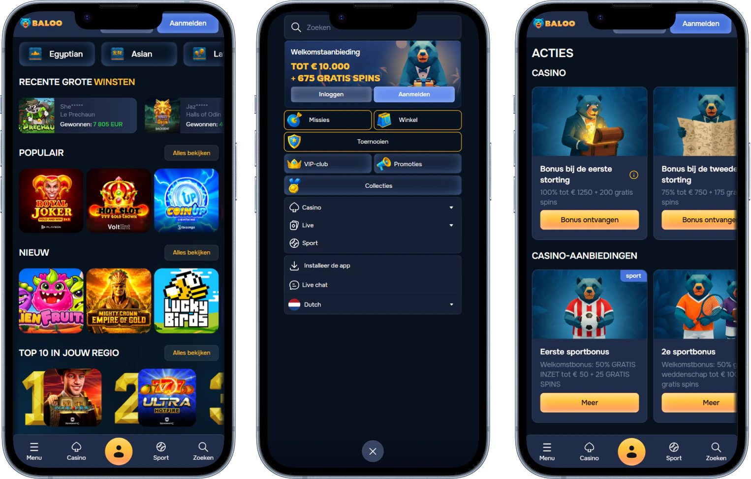 Baloobet op je mobiel